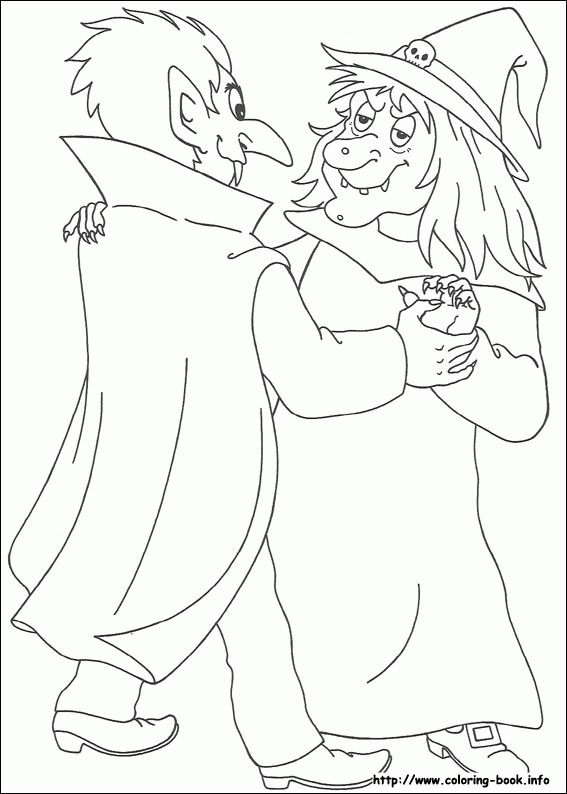 Czarodziejki i czarownice kolorowanki